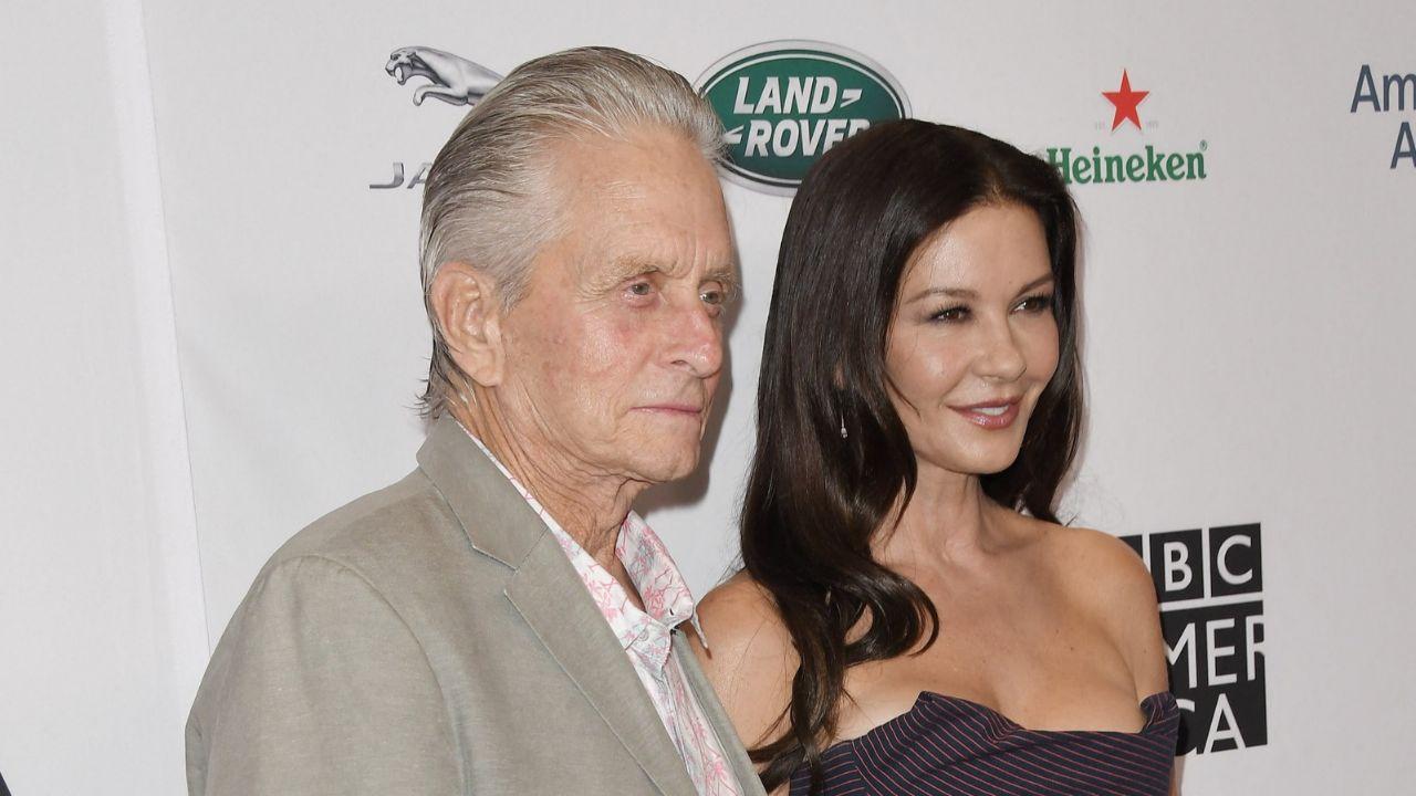 A photo of Michael Douglas and Catherine Zeta-Jones