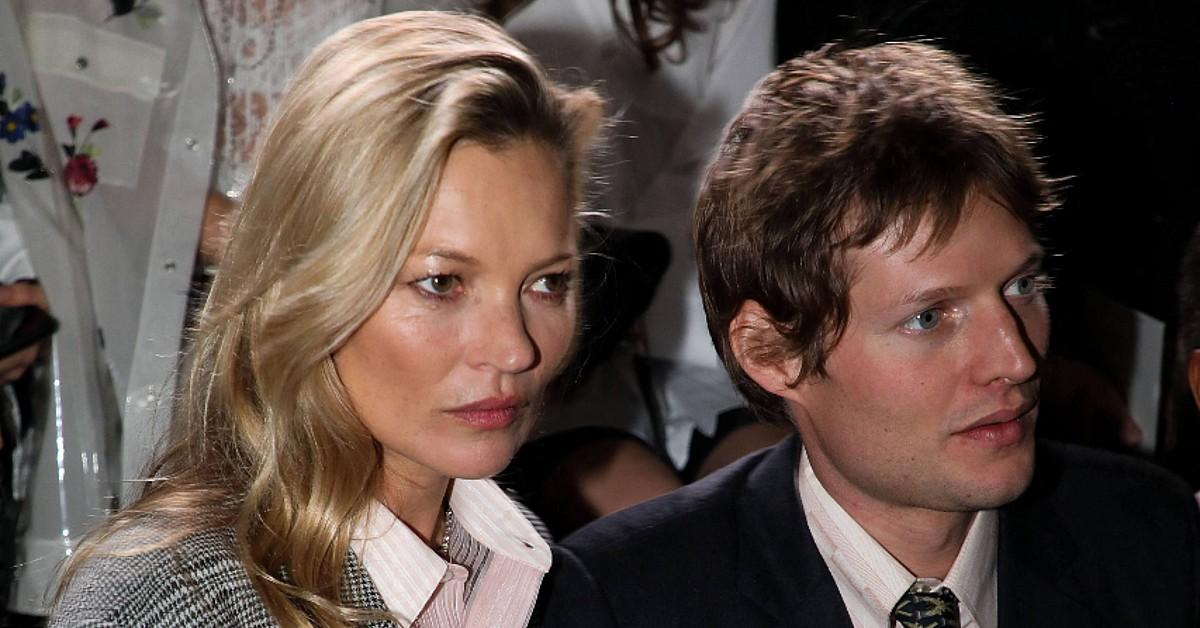 Composite pictures of Kate Moss and Count Nikolai von Bismarck