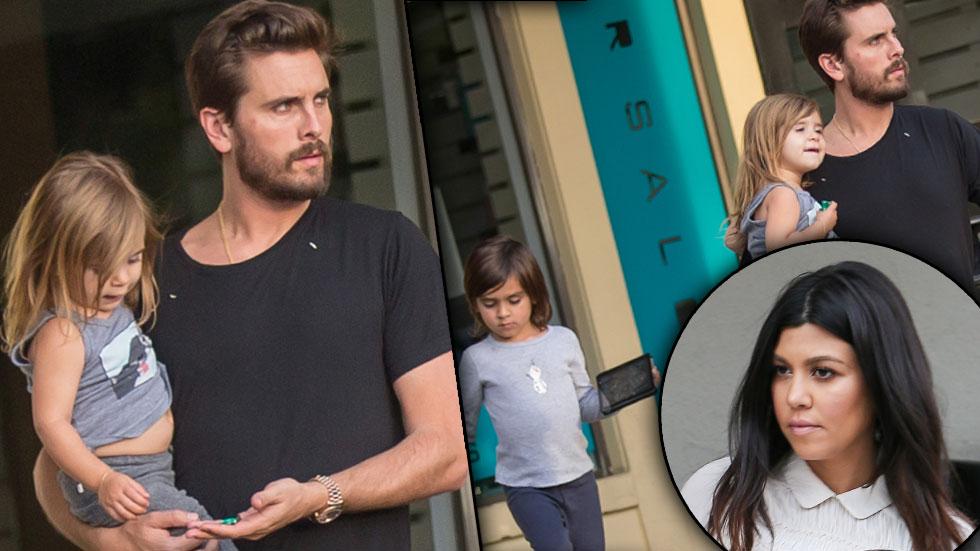 Scott Disick Rehab Lunch Kids Penelope Mason