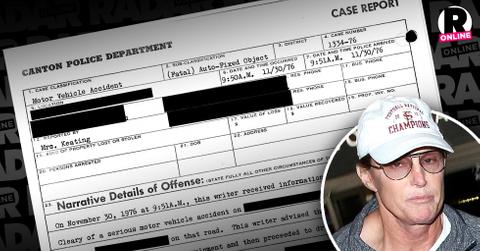 Police Report Burt Jenner Crash