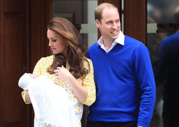 Kate Middleton Prince William Baby Girl Photos