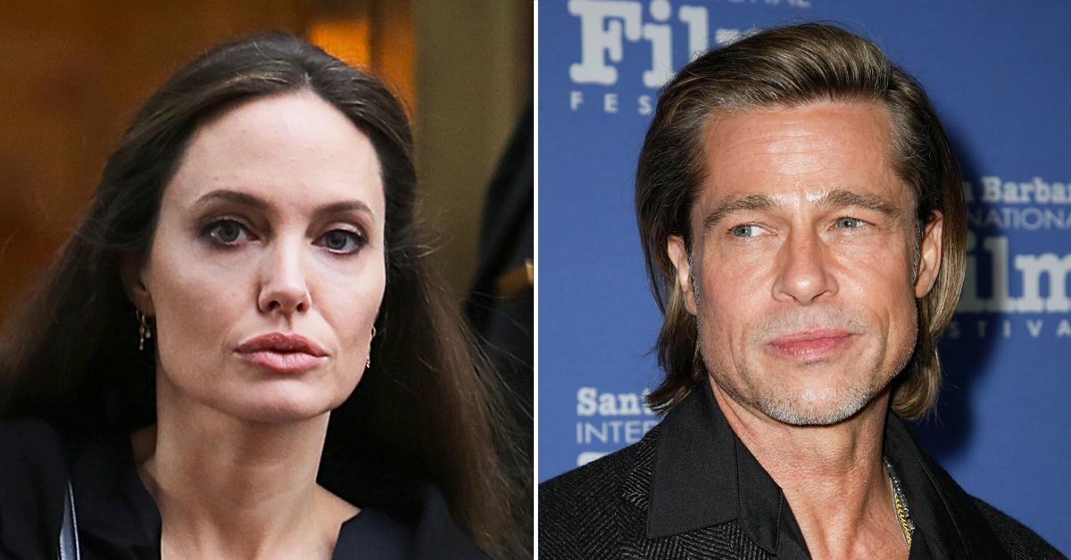 angelia jolie fearful children safety brad pitt marriage