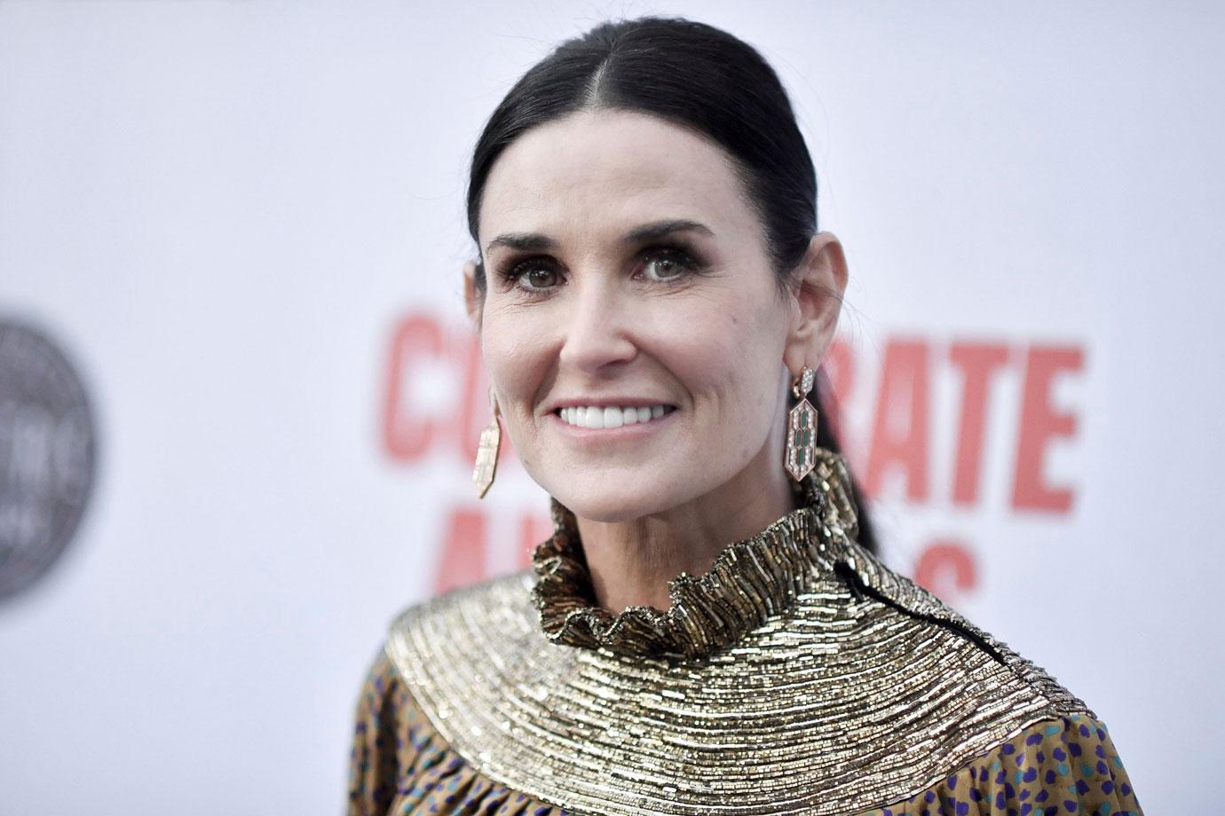 Demi Moore On Red Carpet After Miscarriage News In Interview