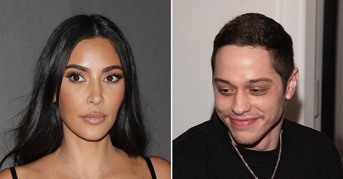 pete davidson pursuing kim kardashian weeks knotts berry farm photos holding hands