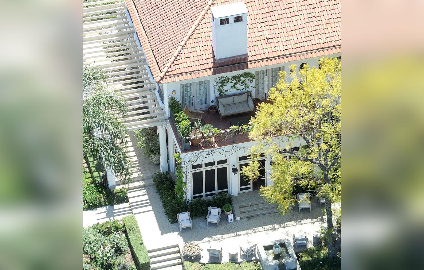 Brad Pitt House Aerial Photos Prove Spending Time With Kids