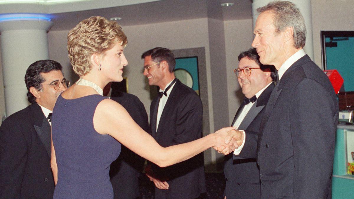 Photo of Princess Diana and Clint Eastwood