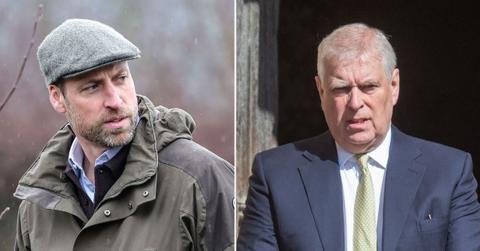 Photo of Prince William and Andrew Windsor