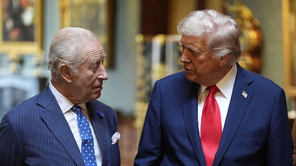 Photo of King Charles and Donald Ttump