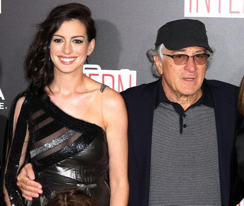 Wild Side? Good Girl Anne Hathaway Shows Her Nipple In A Sheer Dress As