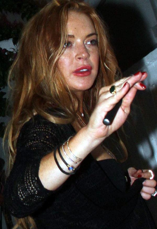 Lindsay Lohan Downward Spiral Partying