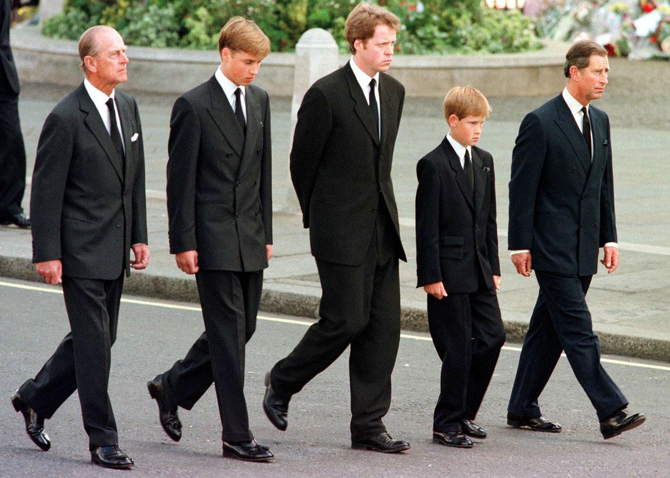 princess diana funeral photos death anniversary family drama