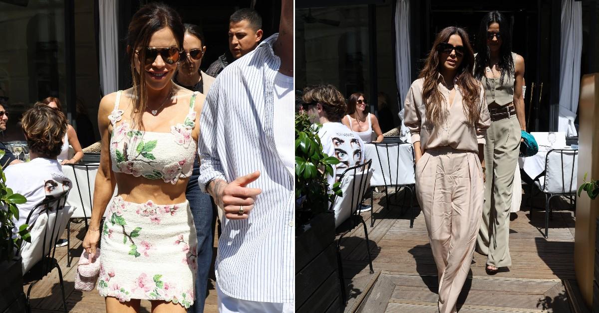 Split Photo of Lauren Sanchez and Eva Longoria
