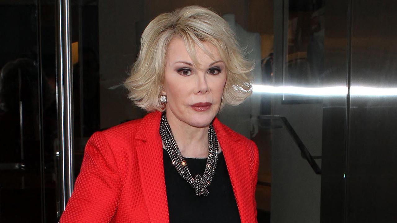 Joan Rivers' dog interrupted her thoughts of suicide.
