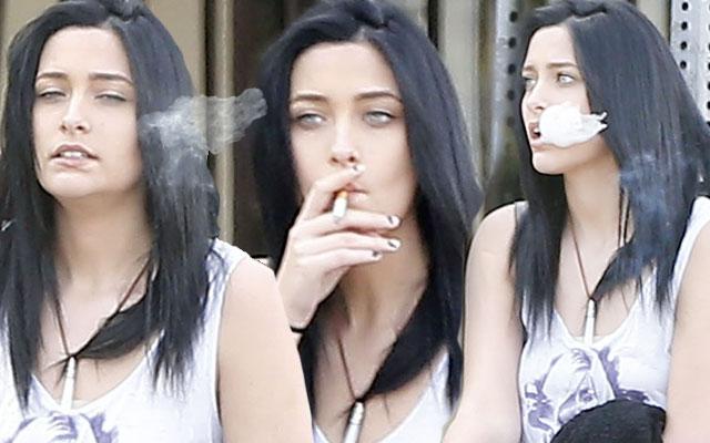 Paris Jackson Caught Smoking While Underage