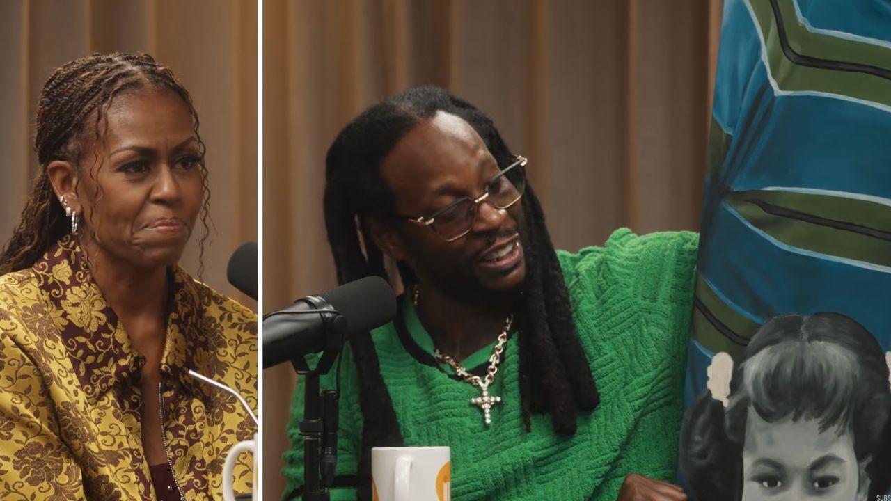 Photo of Michelle Obama and 2 Chainz