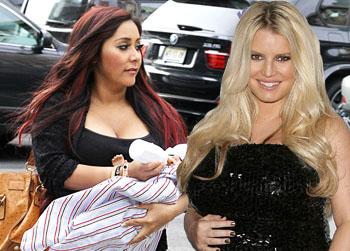 //snooki congratulates jessica simpson baby