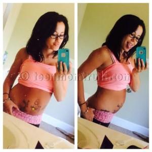 jenelle evans baby belly bump post pregnancy teen mom x