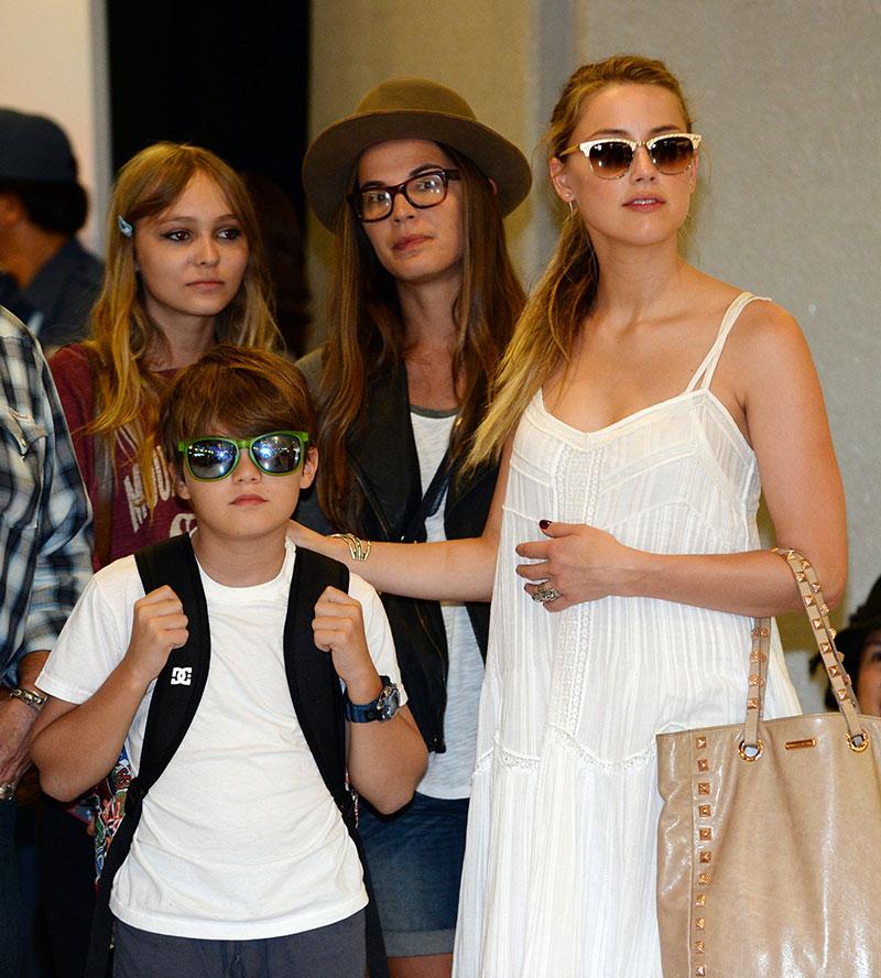 amber heard johnny depp divorce kids lily rose jack