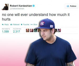 //rob kardashian tweet pp