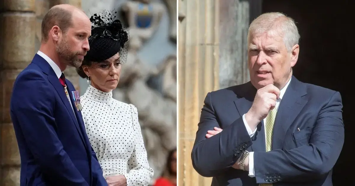 Photo of Prince William, Princess Catherine and Andrew Windsor