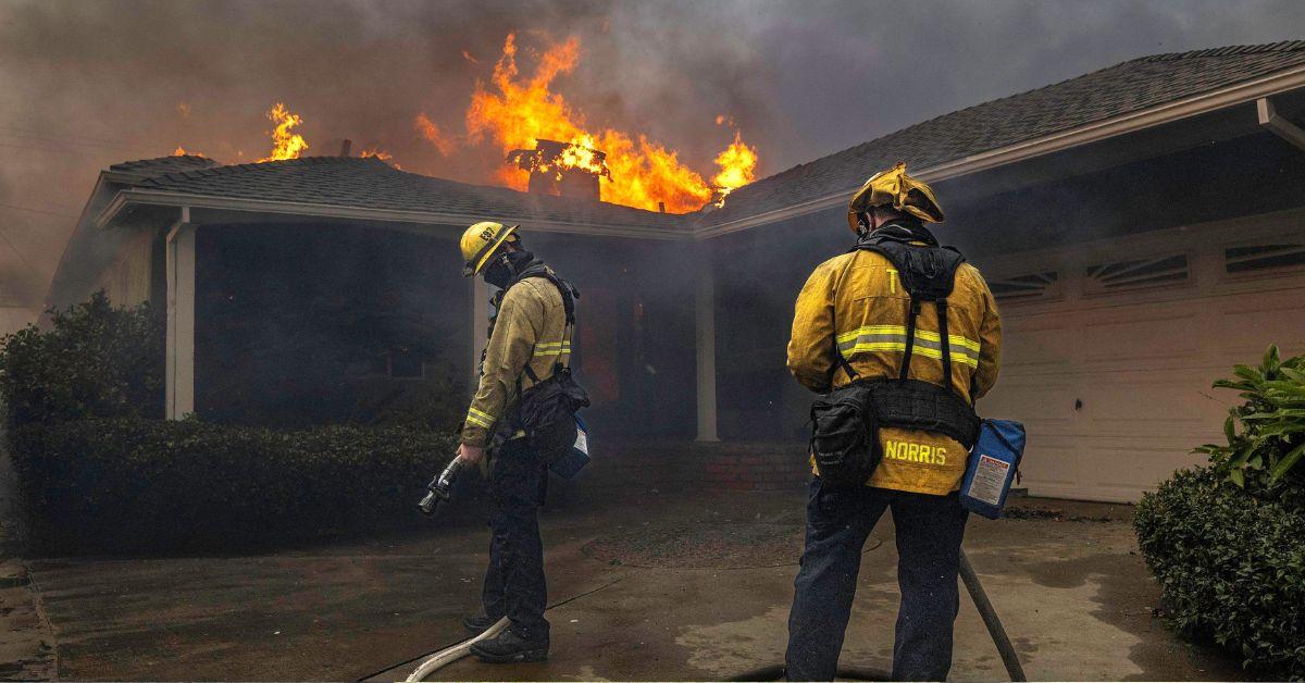 los angeles fire firefighters