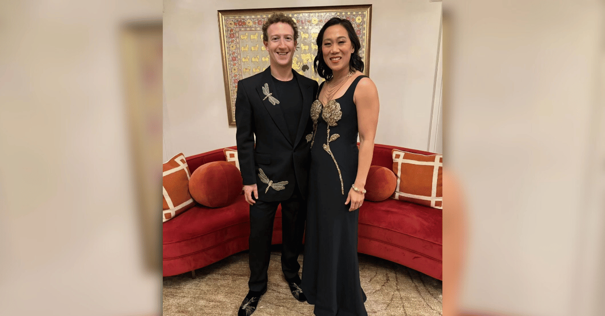 Photo of Mark Zuckerberg and wife Priscilla