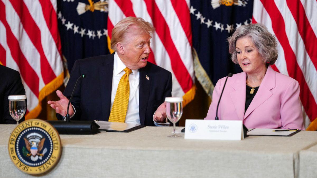 Photo of Susie Wiles, Donald Trump