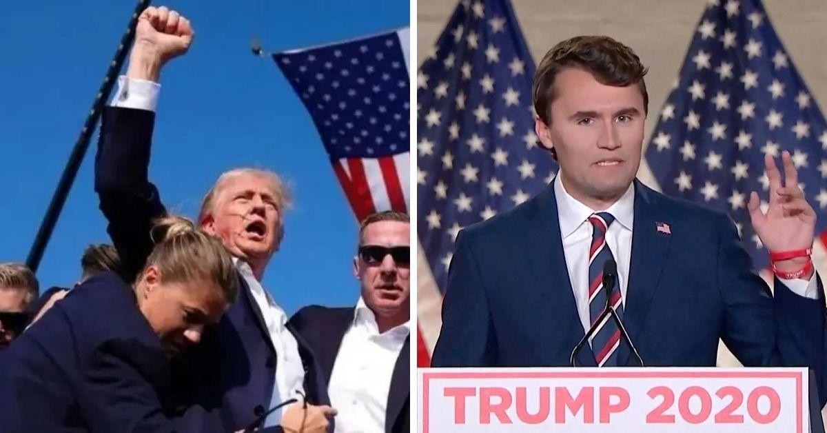 Photo of Donald Trump, Charlie Kirk