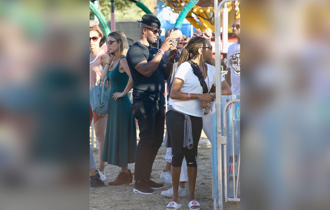 Jamie Foxx New Galpal Sela Vave At Cookoff Amid Katie Split