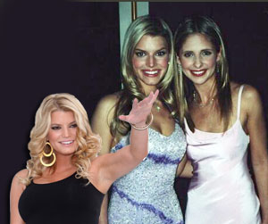 //sarah michelle gellar jessica simpson tbt tweet