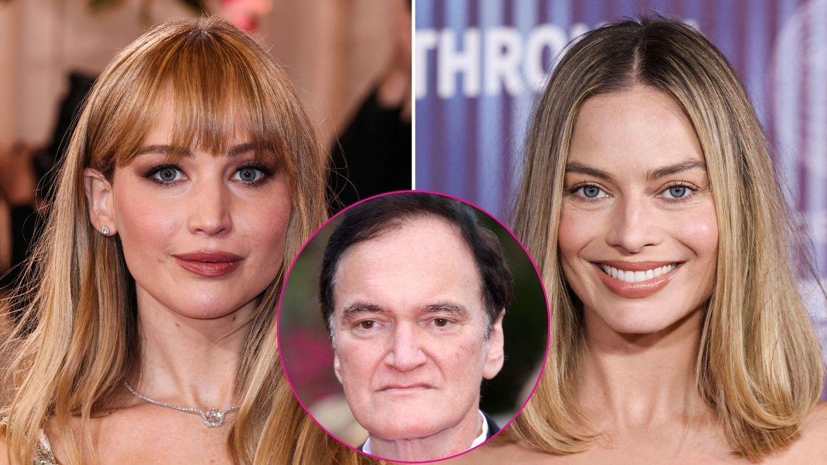 Picture of Jennifer Lawrence, Quentin Tarantino and Margot Robbie.
