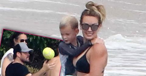 Hilary Duff Reunites Mike Comrie Beach Bikini