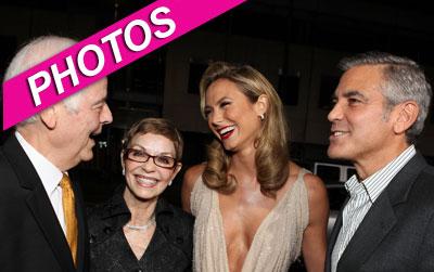 //george clooney stacy keibler meets parents getty