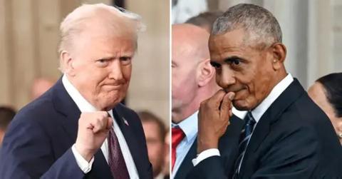 donald trump, barack obama