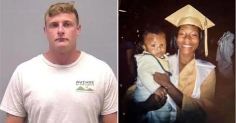 Composite photo former Sangamon County Sheriff’s Deputy Sean Grayson and Sonya Massey