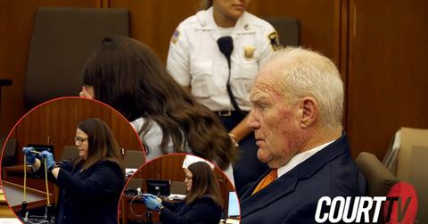 Prosecutors presented the exercise bands Lindsay Clancy allegedly used to kill her kids.