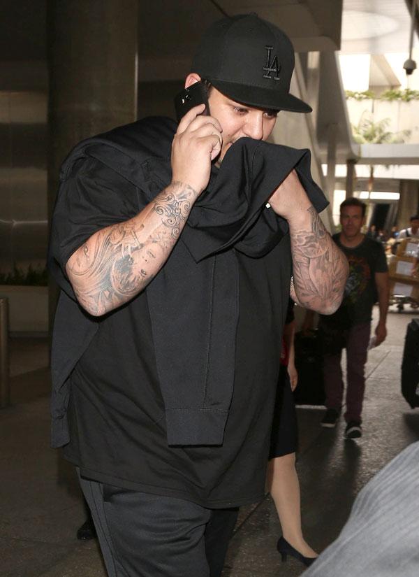 Rob Kardashian Weight Gain Burger