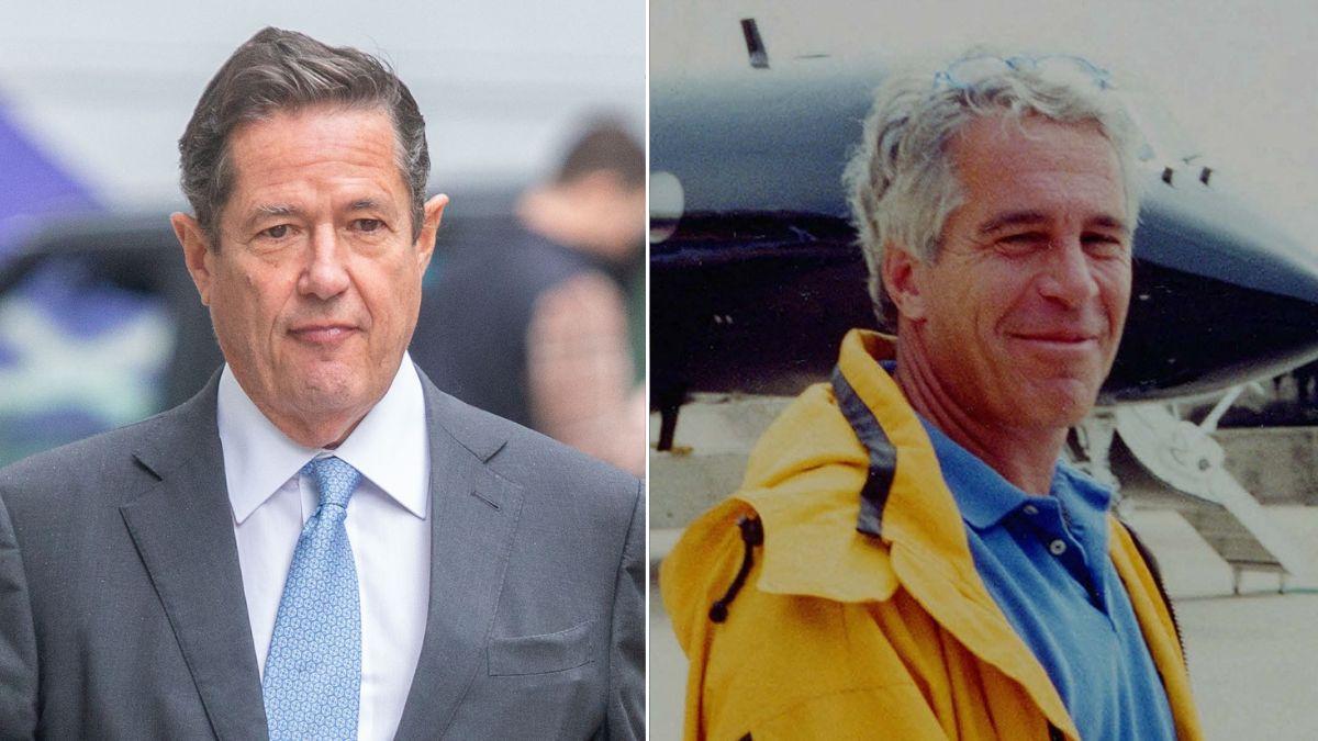 Photo of Jes Staley and Jeffrey Epstein