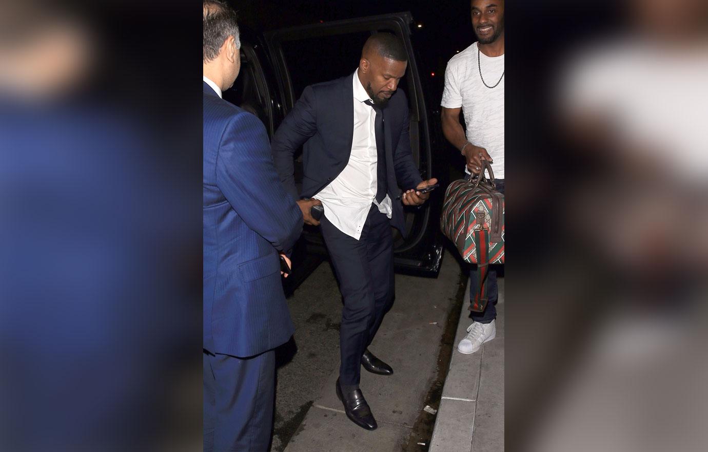 Jamie Foxx Parties With Ex