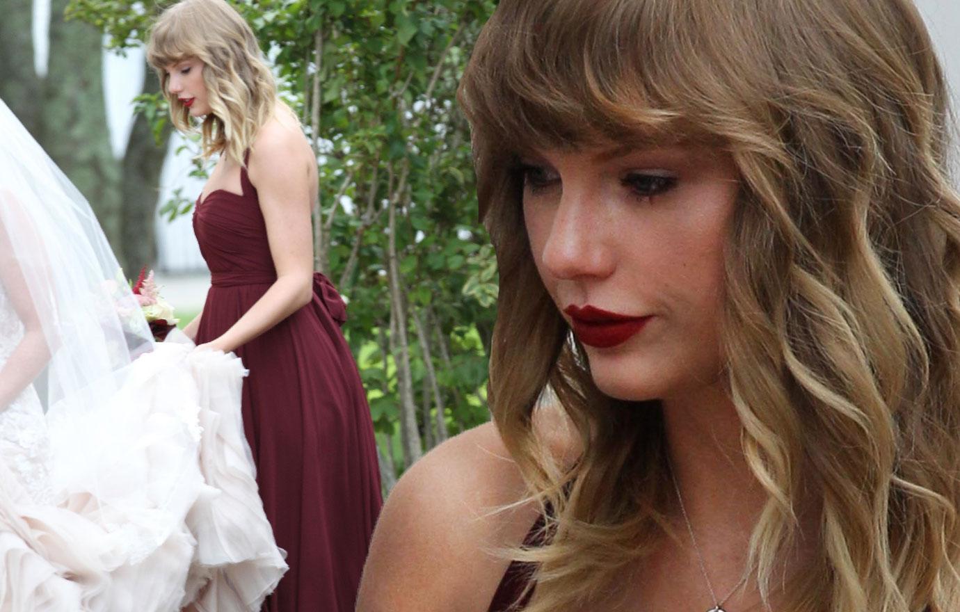 Taylor Swift Stuns As Bridesmaid At Best Friend’s Wedding