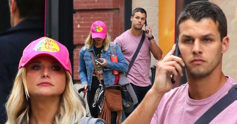 Miranda Lambert & Husband Brendan McLoughlin At NYC Apartment
