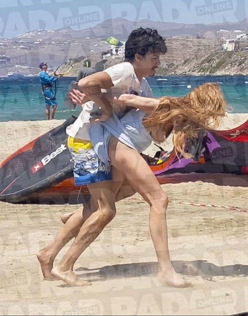 Lindsay Lohan Fiance Fight Beach Abusive Engaged