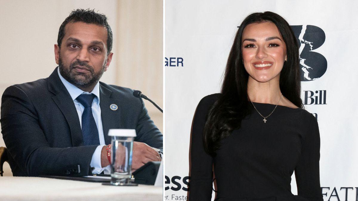 Photo of Kash Patel and Alexis Wilkins