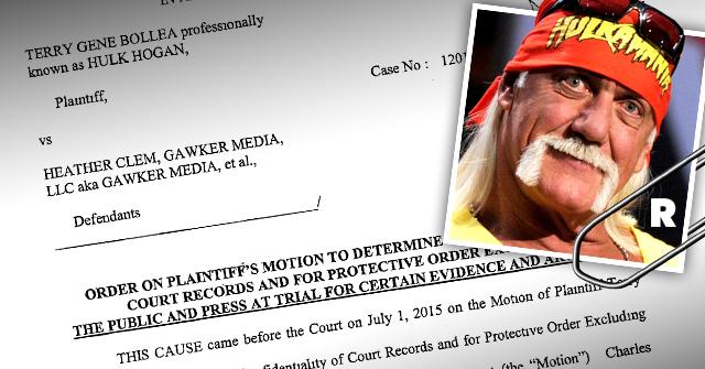 Hulk Hogan Sex Tape Shielded From Public Upcoming Trial