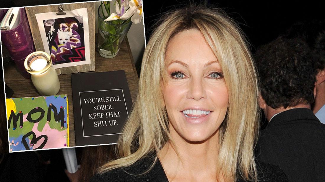 Heather Locklear Claims She's Sober After Checking Into Rehab