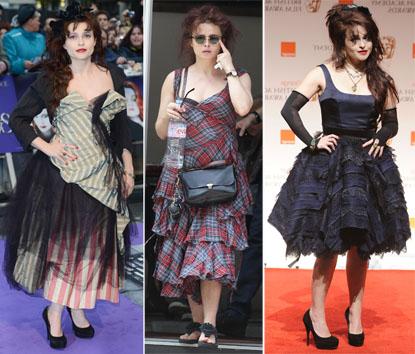 //helena bonham carter worst wackiest dressed of the year