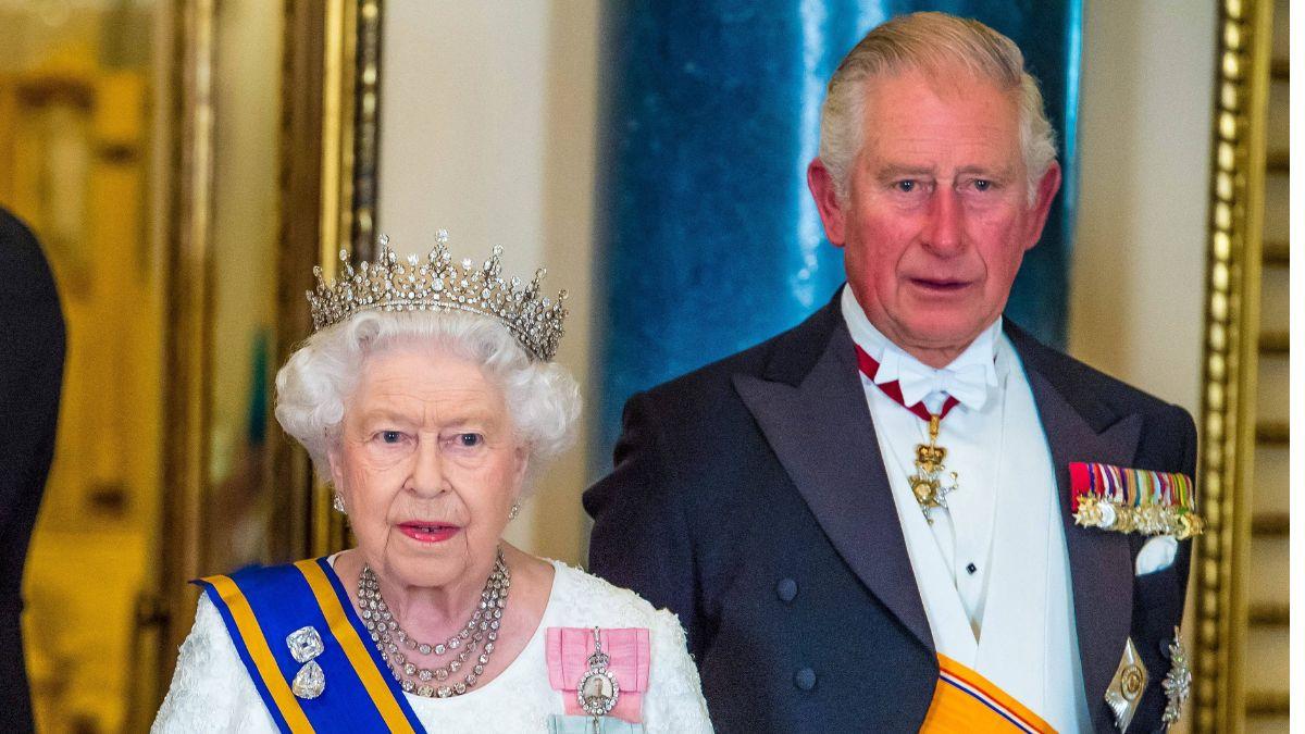 Photo of Queen Elizabeth and King Charles