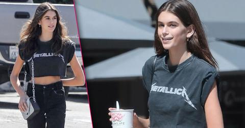 Kaia Gerber Looks Thin During FroYo Run