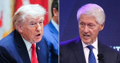 Photo of Donald Trump and Bill Clinton