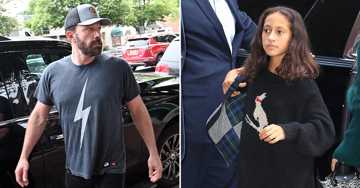 ben affleck jennifer lopez daughter photos shopping chaos hamptons